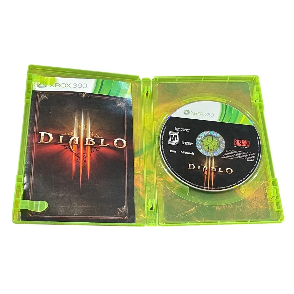 Diablo III 3 Xbox 360 Blizzard Entertainment Action RPG Video Game CIB NTSC